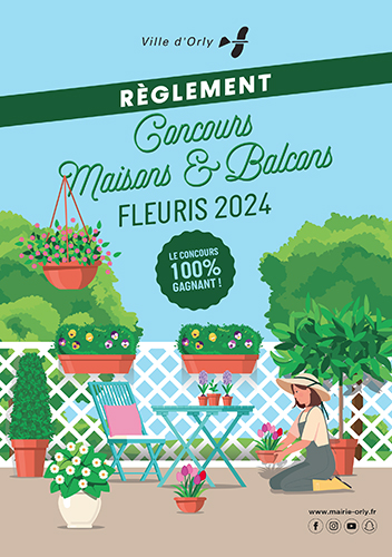Maisons & Balcons fleuris 2024 - affiche