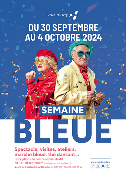 Semaine Bleue 2024 - affiche